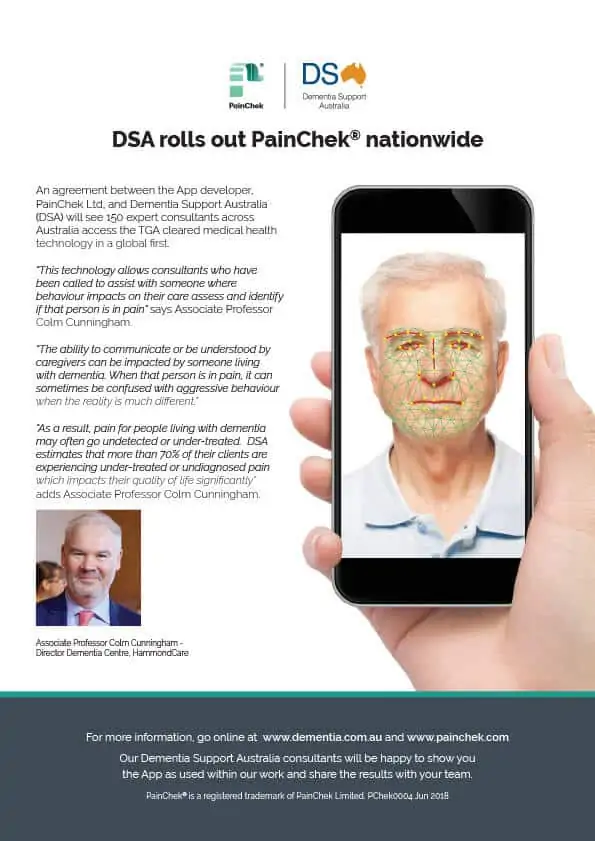 PainChek DSA A4 Flyer